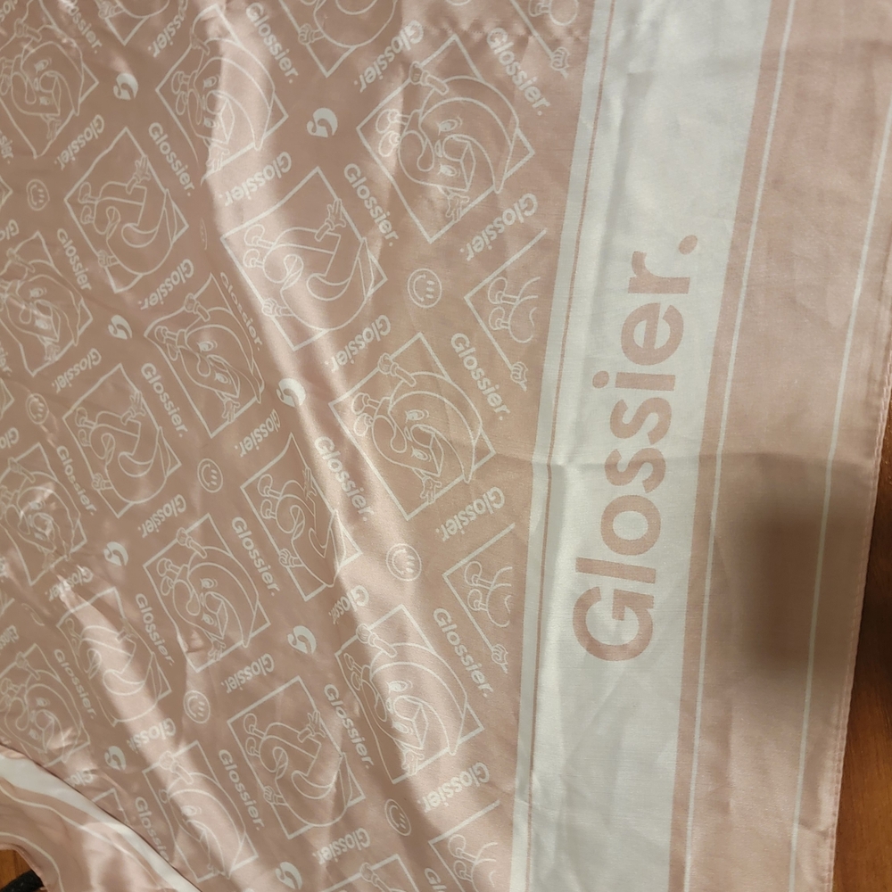 Glossier Cream Scarf Limited Edition 2020